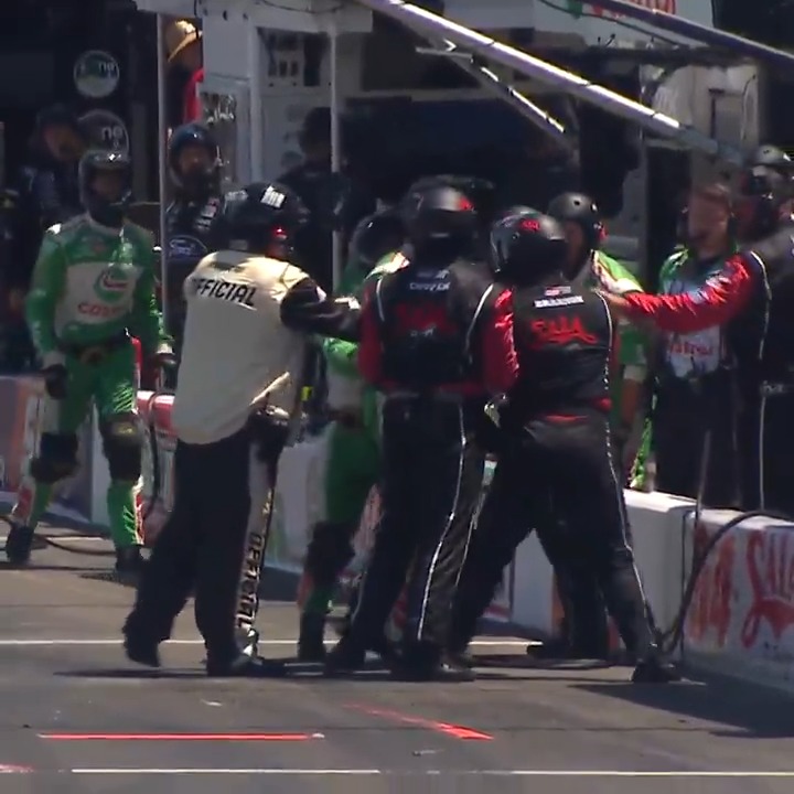 An incident on the track and a separate one on pit road. Steve Letarte and the TNT crew take a closer look.