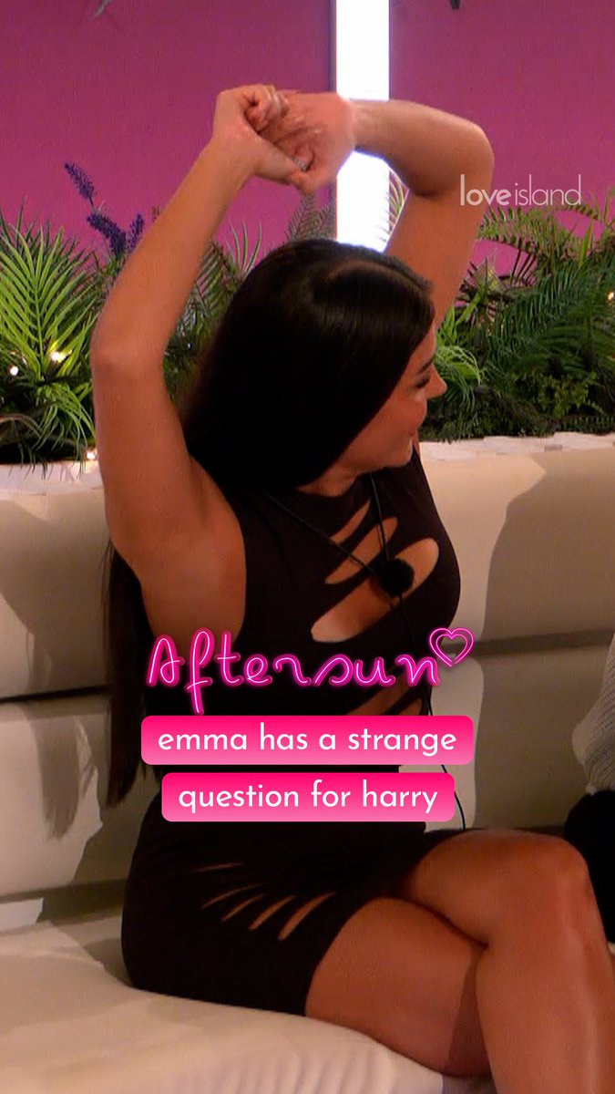 Aftersun Exclusive… 🫣 Emma and Harry get into the deep (arm)pits of their past… #LoveIsland