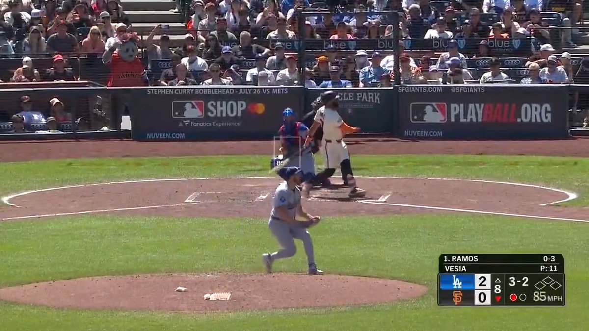 Alex strikes out the side!