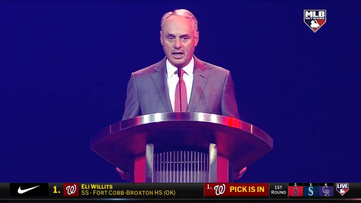 the moment Eli Willits became the youngest #1 pick in MLB history