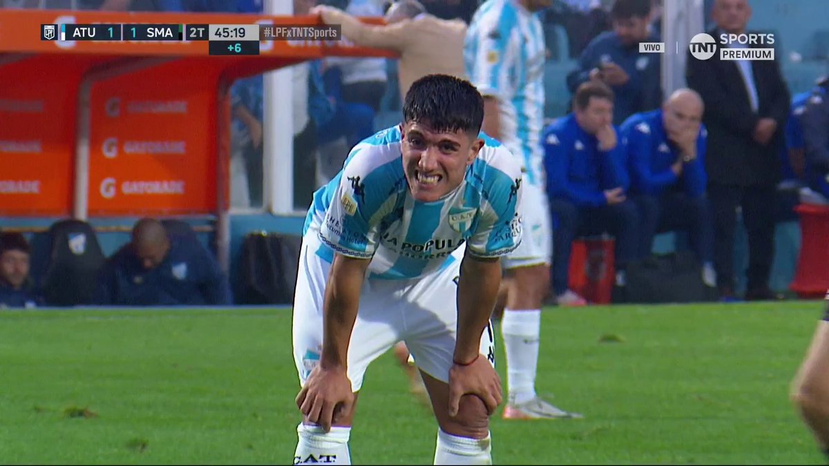 🔥 Hoy debutó Santiago Salle en San Martín de San Juan y participo de gran manera en la jugada que termino en gol.