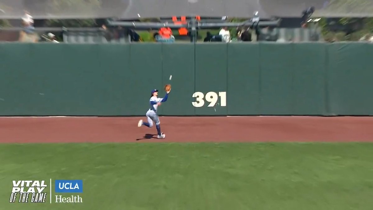 What an out, man! Today's Vital Play of the Game presented by UCLA Health.