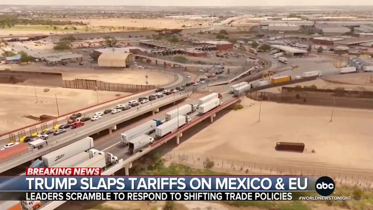 Pres. Trump is threatening the European Union and Mexico with 30% tariffs. Small business owners brace for the uncertainty surrounding the new measures. Selina Wang reports.