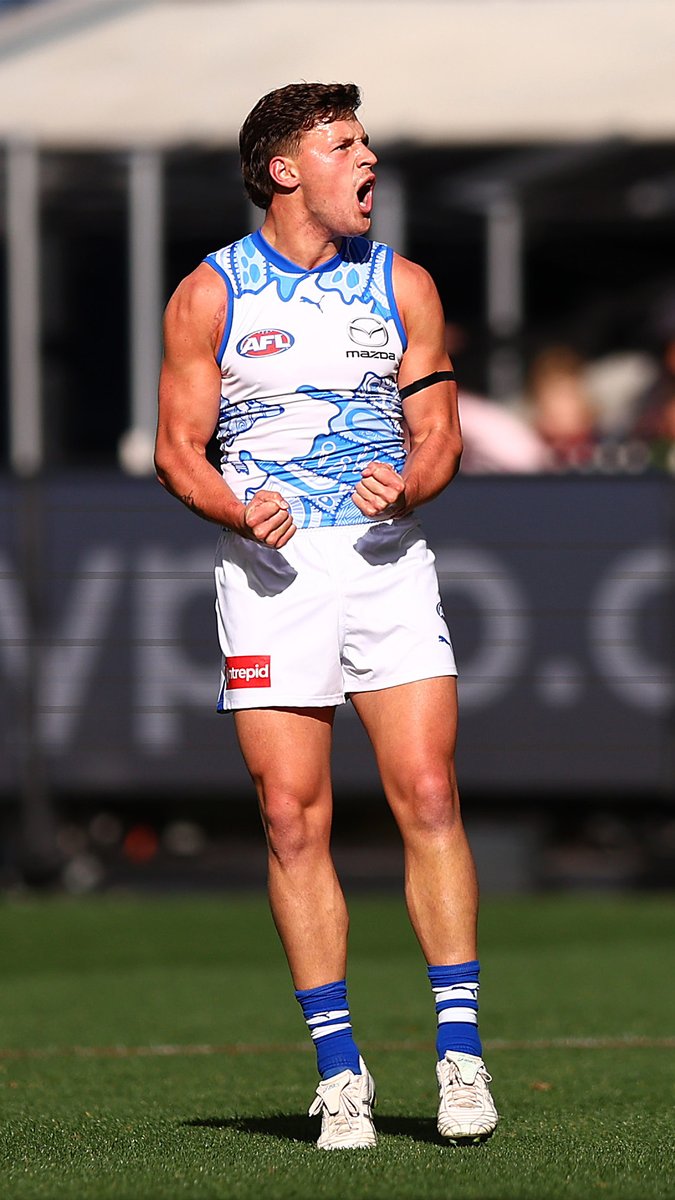 Cooper Harvey's footy brain 🤌 #Kangas