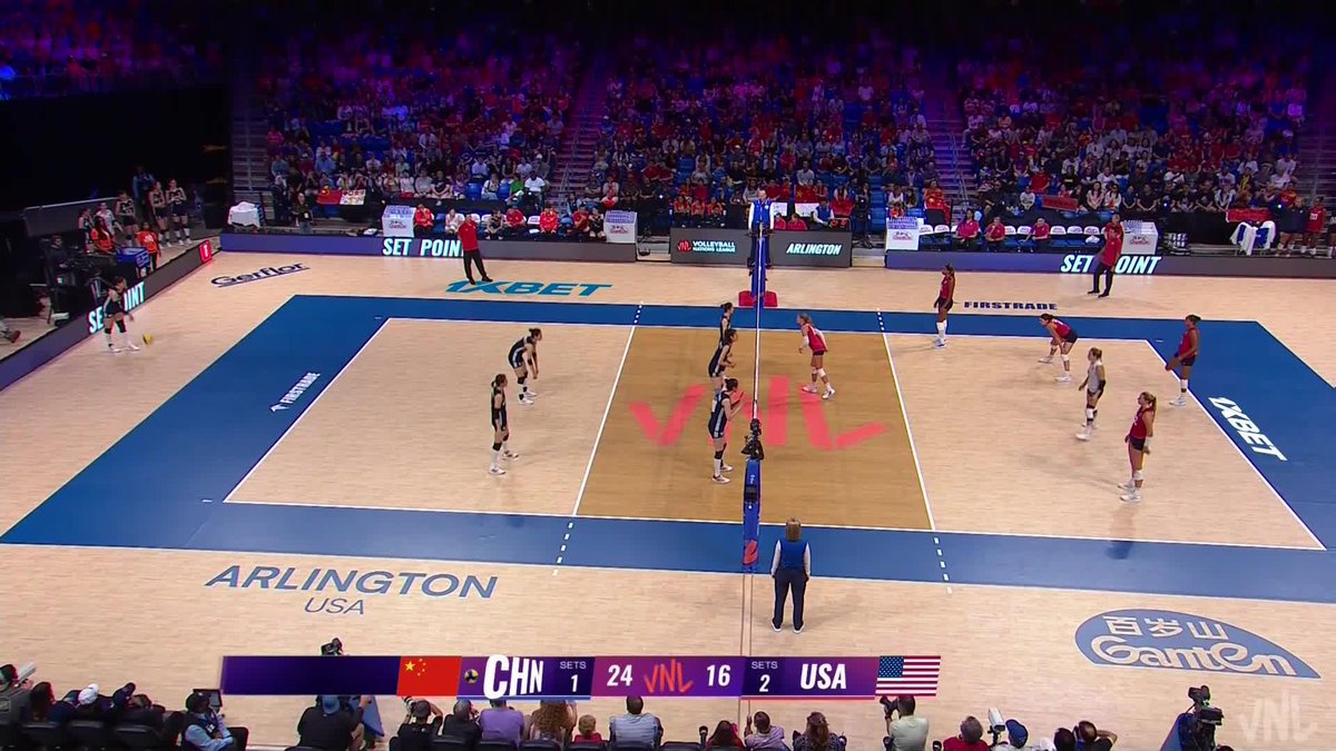 China 🇨🇳 motto: Not done till it's done. 😤 They extend the match to a tie-break yet again 🔥 🏐 #Volleyball #VNL2025