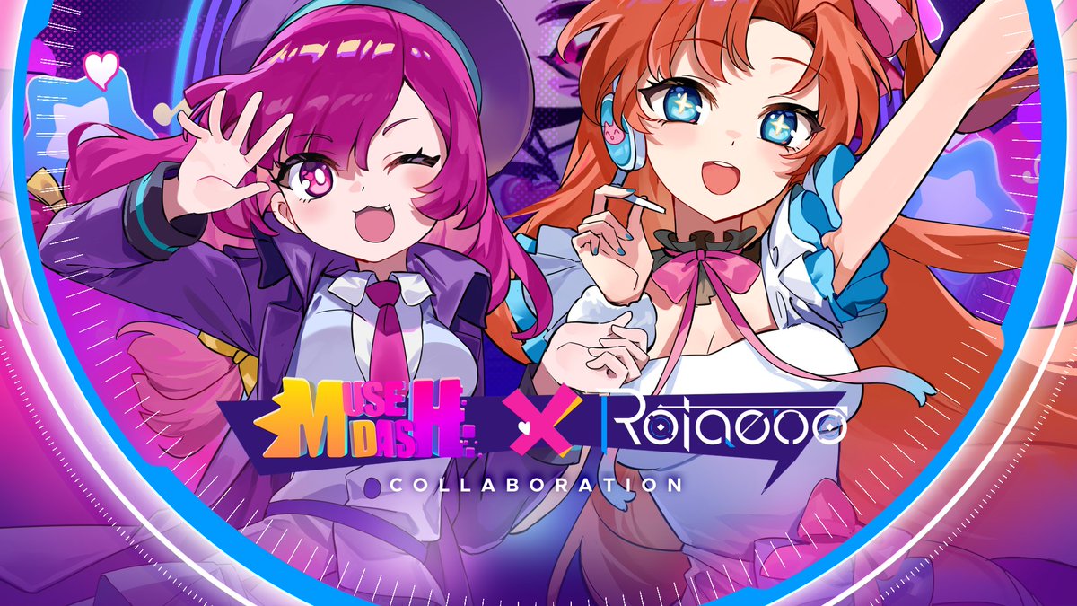 Rotaeno × Muse Dash 華麗に登場！え？黒塗りの高級車が火の輪くぐってたって？いやいや、あれ、ローテートノーツだよ～( • ̀ω•́ ) 前方にモンスター？それともギア？細かいことは気にすんな！ドカ～ンっと全部ぶっ飛ばしちゃえば正解～～(づ′▽`)づ RotaenoとMuse Dashがタッグを組んで、超～楽しいパーティーが始まる！ 宇宙船レース、コンサート、アイドルライブ…全部いっぺんに楽しめちゃう最強イベント！ 「え？この3つのイベント、関連性ゼロじゃね？」みたいなツッコミはストップ！とにかくおもろければそれでヨシ！d(`･∀･)b 7月17日、パーティー会場で待ってるよ！絶対来てね！🎉✨ #Rotaeno #ロテーノ #MuseDash