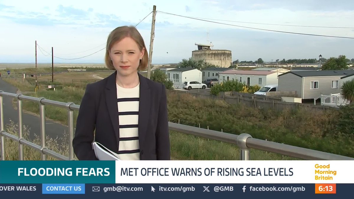 Sea levels in the UK are rising faster than the global average according to a new report from the Met Office, which warns that many coastal parts of the UK could be completely underwater by 2050. Lorna Shaddick reports.