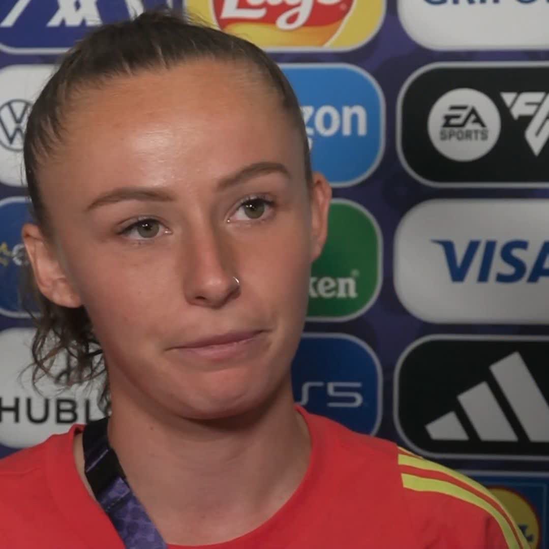 "What an honour to score for your country, a moment I'll never forget" 🏴󠁧󠁢󠁷󠁬󠁳󠁿 Wales' Hannah Cain thanks the fans for their support after she scored in their defeat against England ❤️