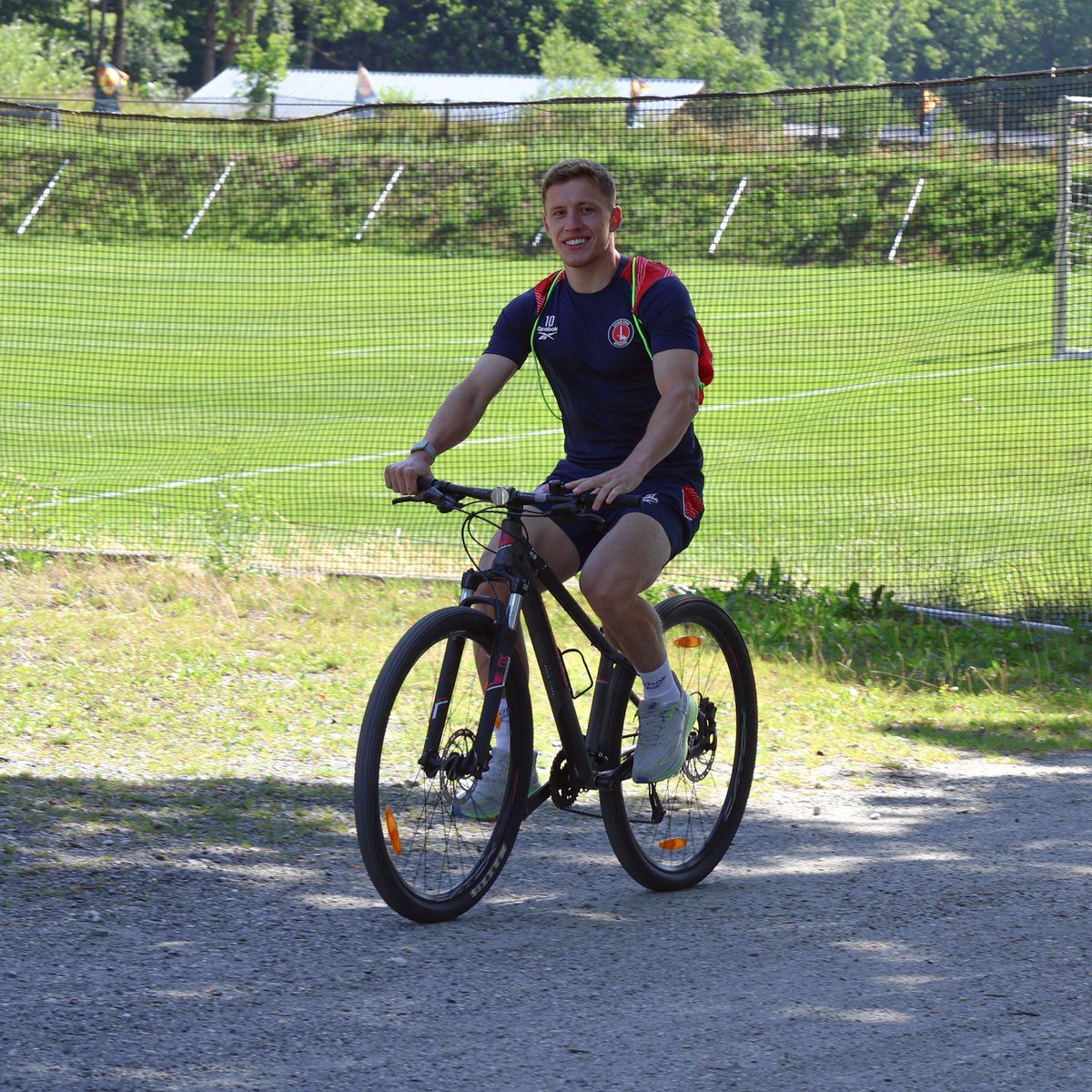 Checked in for day one 🚲 #cafc