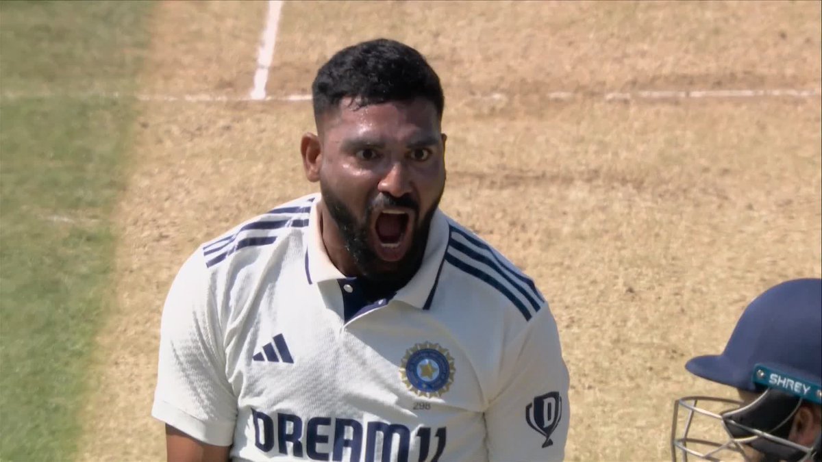 BREAKING: India bowler Mohammed Siraj fined 15% of his match fee for using language, actions or gestures that breached ICC code of conduct.