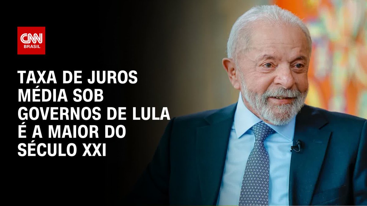 Juros sob governo Lula têm média mais alta do século; assista #CNNNovoDia