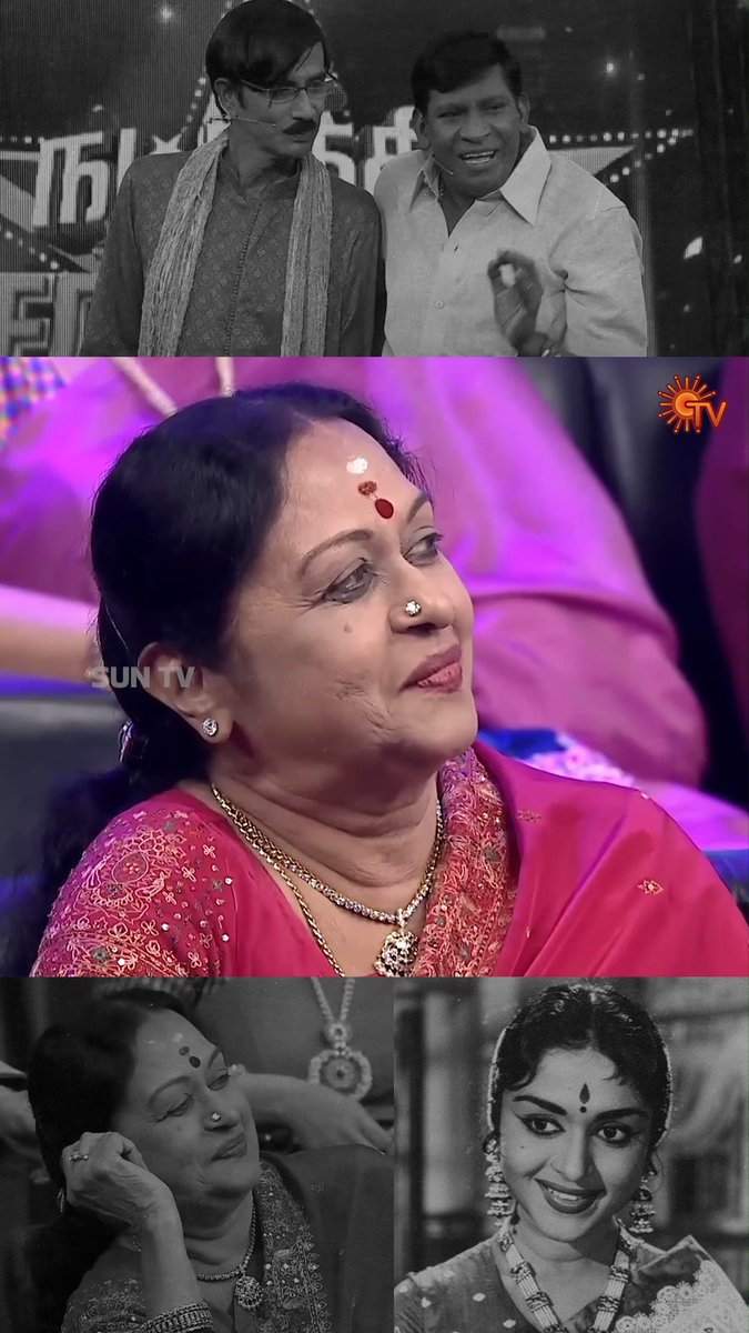 Throwback to Vadivelu’s tribute to Saroja Devi ma'am with her own song! #SunTV #SunTVThrowback #SarojaDevi #Vadivelu