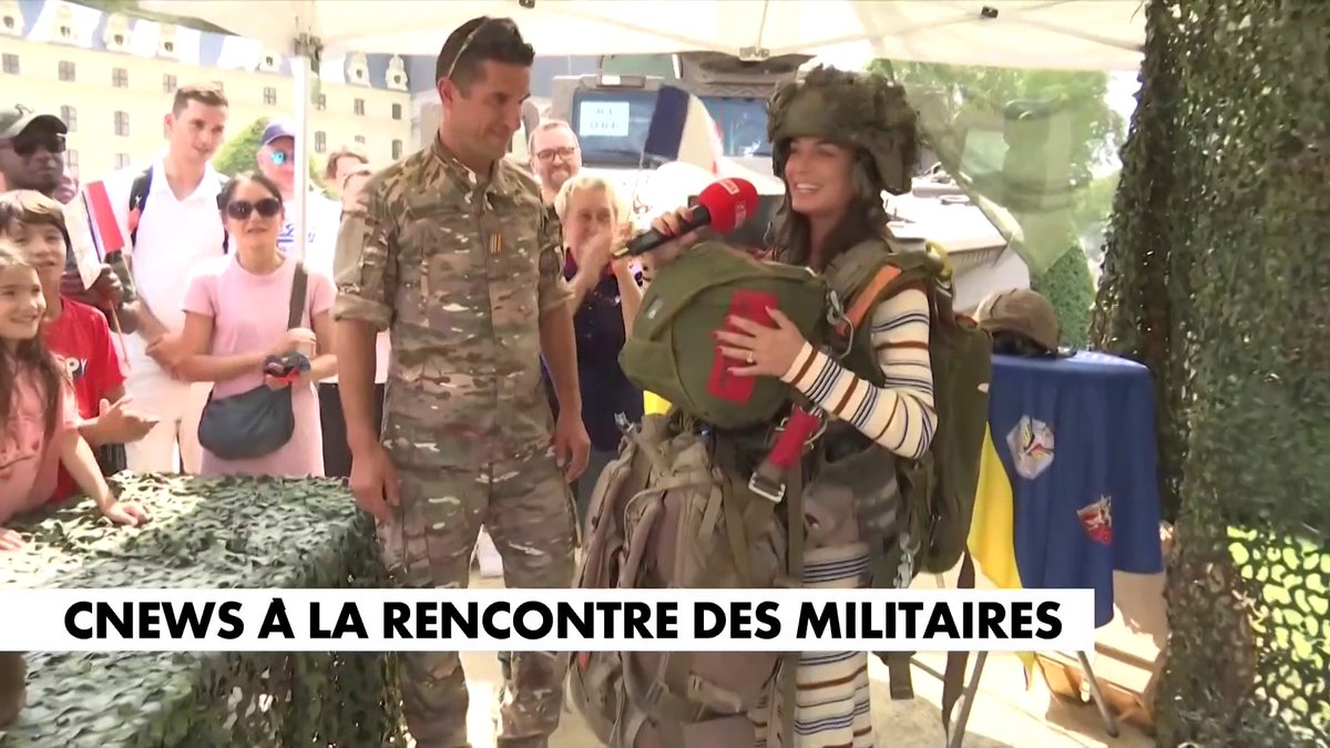 Une journaliste de CNEWS «se met dans la peau d’un parachutiste» de l'Armée française