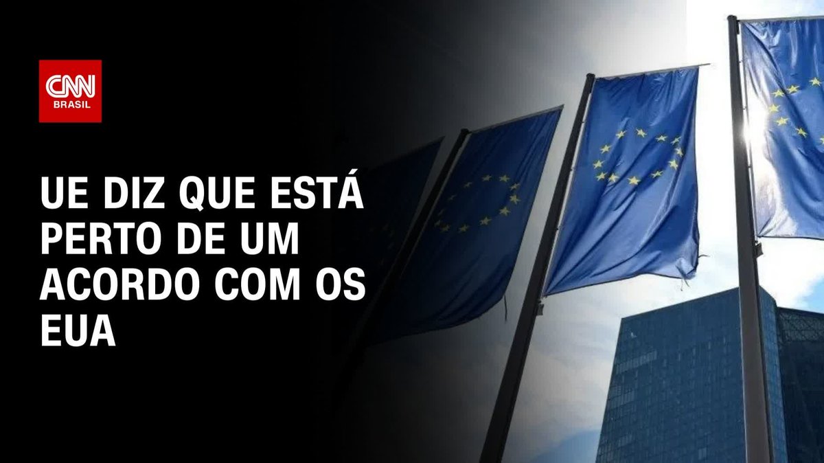 CNN: UE diz que está perto de um acordo com os EUA; Todo mundo fazendo acordo e o Brasil chupando jabuticaba. DEFENDA O BRASIL DO PT