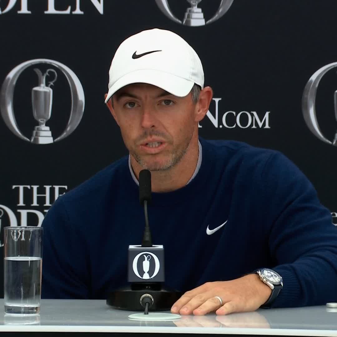 "It's amazing Portrush has this opportunity, it's great to be back" ❤️ Rory McIlroy is happy to be back in Northern Ireland ahead of The Open 🏌️
