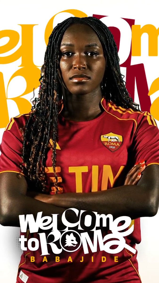 🤝 Benvenuta alla Roma, Omorinsola Babajide OON 🍫 🇳🇬! 🇳🇬 #ASRomaFemminile