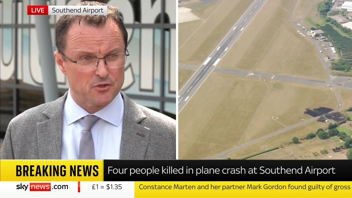 London Southend Airport CEO confirms the airport will remain closed until further notice. He adds that passengers should contact their airline for information and advice. Latest updates: