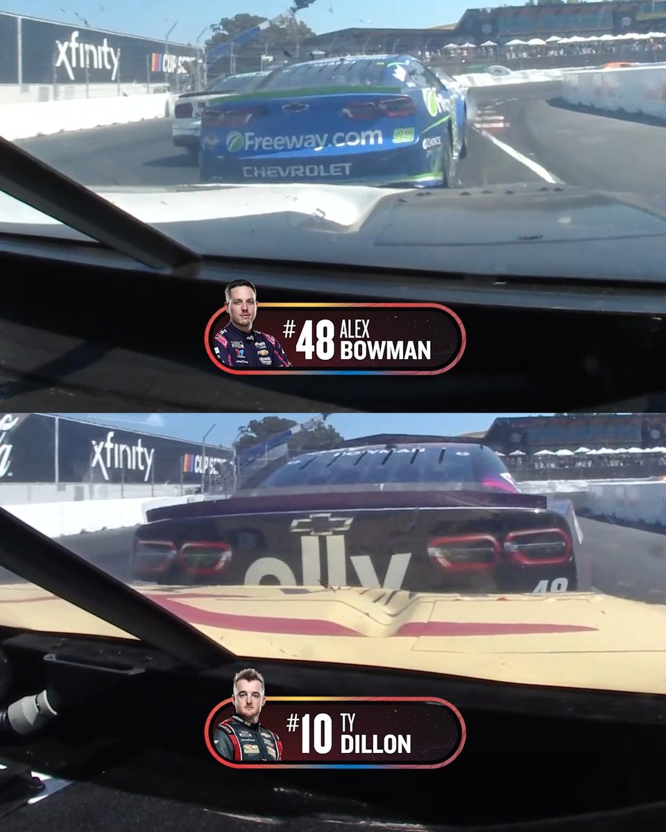 When $1,000,000 is on the line, you're going to use the bumper. 😳 Ty Dillon | Alex Bowman