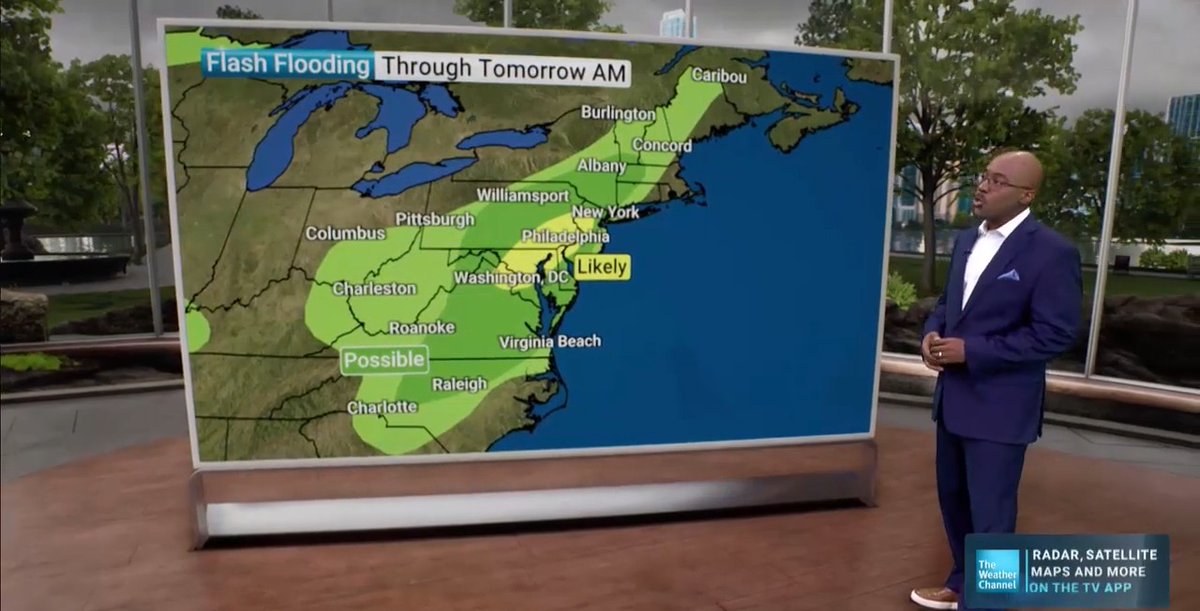 Flood watches stretch from New England to the Mid-Atlantic, as slow-moving storms could bring heavy rainfall and damaging wind gusts. Meteorologist Alex Wallace has a look at the forecast: