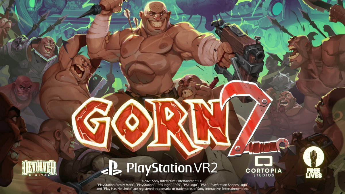 The hilarious chaos of GORN 2 is now pounding its physics-based goofiness on PlayStation VR2!
