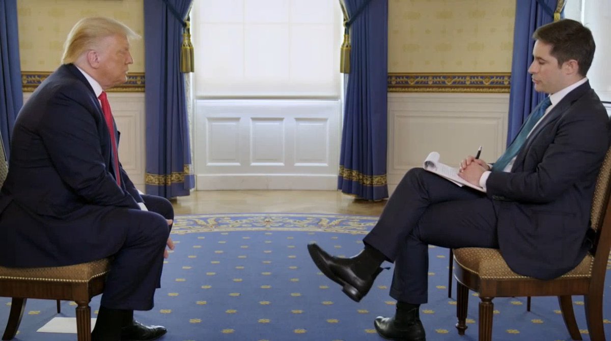 Host: Ghislaine Maxwell has been arrested on allegations of child sex trafficking. Why would you wish such a person well? Trump: Well first of all, I don't know that. Host: She has. She's been arrested for that Trump: Her boyfriend, Epstein, was either killed or committed suicide in jail. She's now in jail. Yeah, I wish her well. I'm not looking for anything bad for her