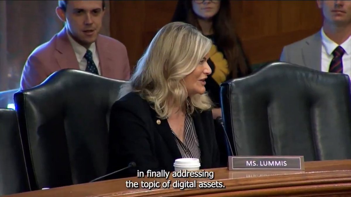 🇺🇸 NEW: "When I arrived here 4.5 years ago, there was very little knowledge about digital assets and... there was fear." Senator Cynthia Lummis highlights crypto's growth into a global economic force, emphasizing a need for clear US crypto regulation for American leadership.