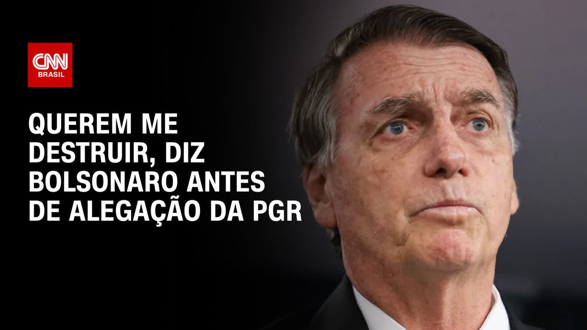 Bolsonaro: Querem me destruir por completo; assista #LiveCNNBrasil