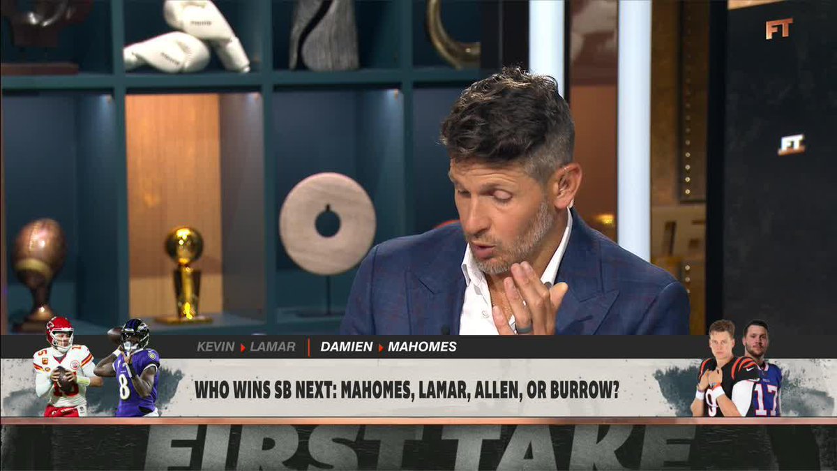 Out of Patrick Mahomes, Lamar Jackson, Josh Allen, and Joe Burrow, Dan Orlovsky believes Lamar Jackson will win a championship next 👀