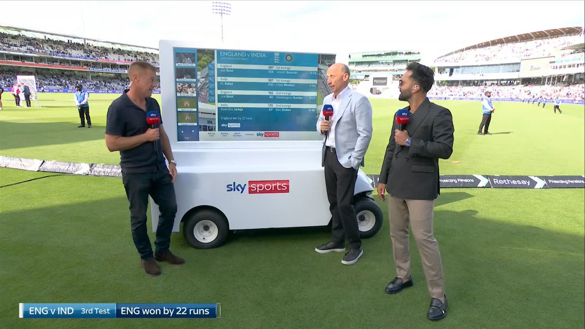 "You could not take the ball out of his hand!" 💪 Nasser Hussain on Ben Stokes' herculean effort on day five at Lord's, and the physical toll it might take...