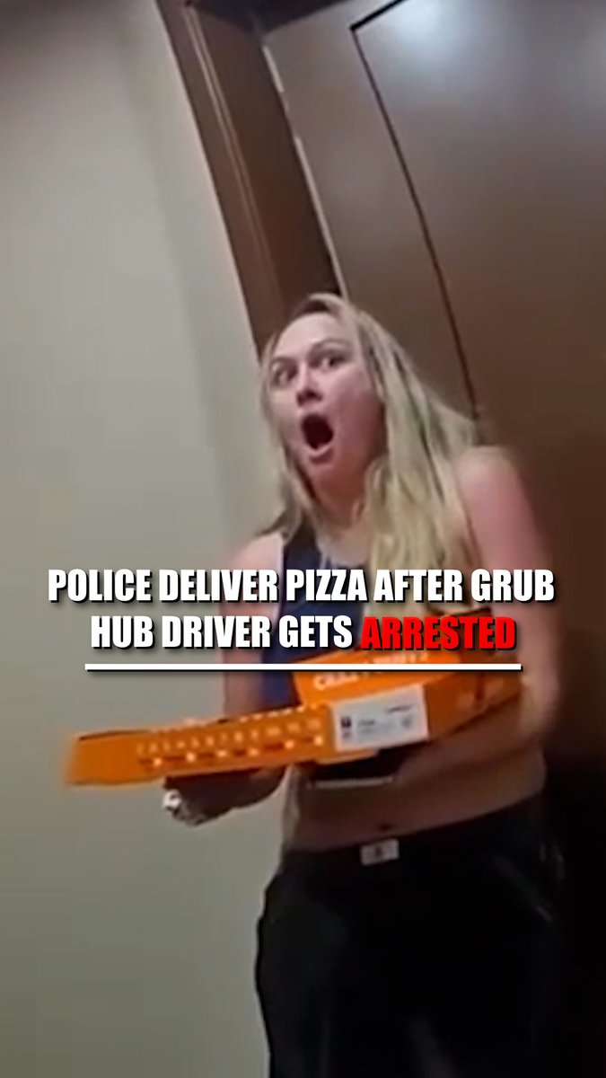 FIVE-STAR DELIVERY: One customer was shocked when police showed up at her door to deliver her pizza...after arresting the delivery driver.