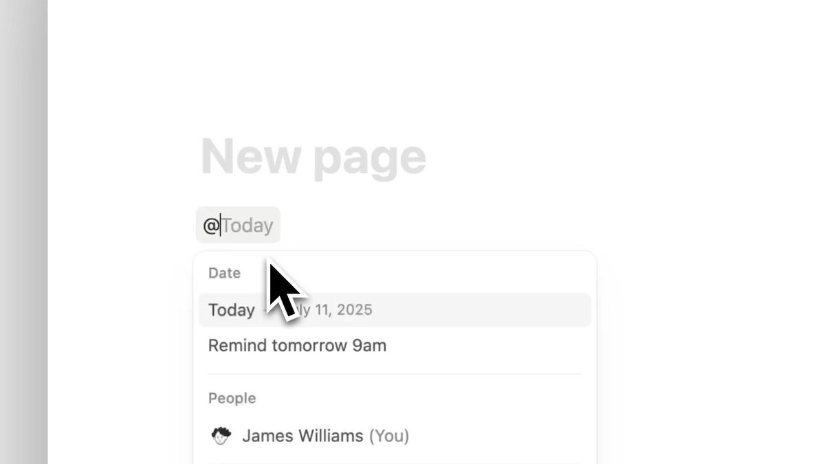 Just shipped: every @-mention now has a little hover card. Say hi, book time, or go explore your teammate’s new profile page.