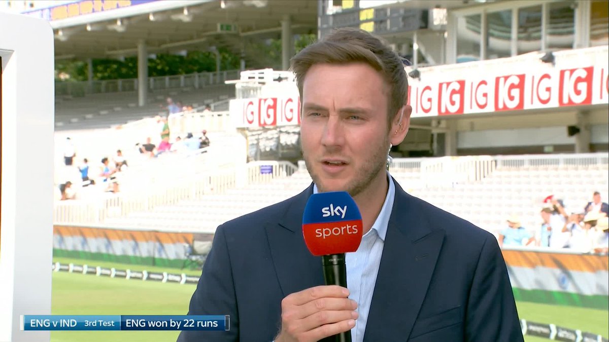 "That's exactly what top-flight international is" ๐ช Stuart Broad on the tension between the two sides ๐