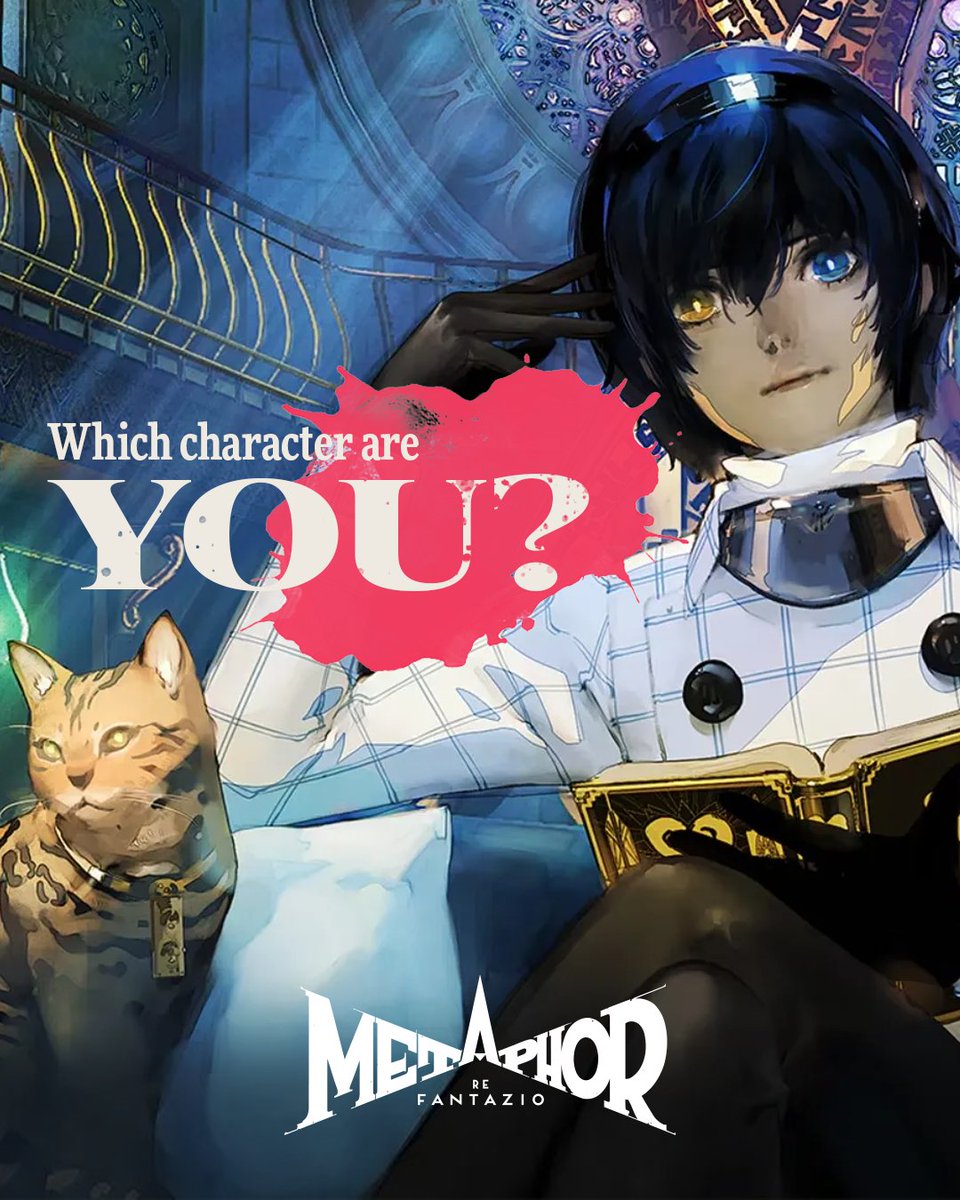 Which Metaphor: ReFantazio character are you? ⚔️ Share your match in the comments and send this to a friend!