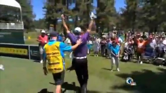 That time Joe Sakic hit a hole-in-one at the American Century Championship.
