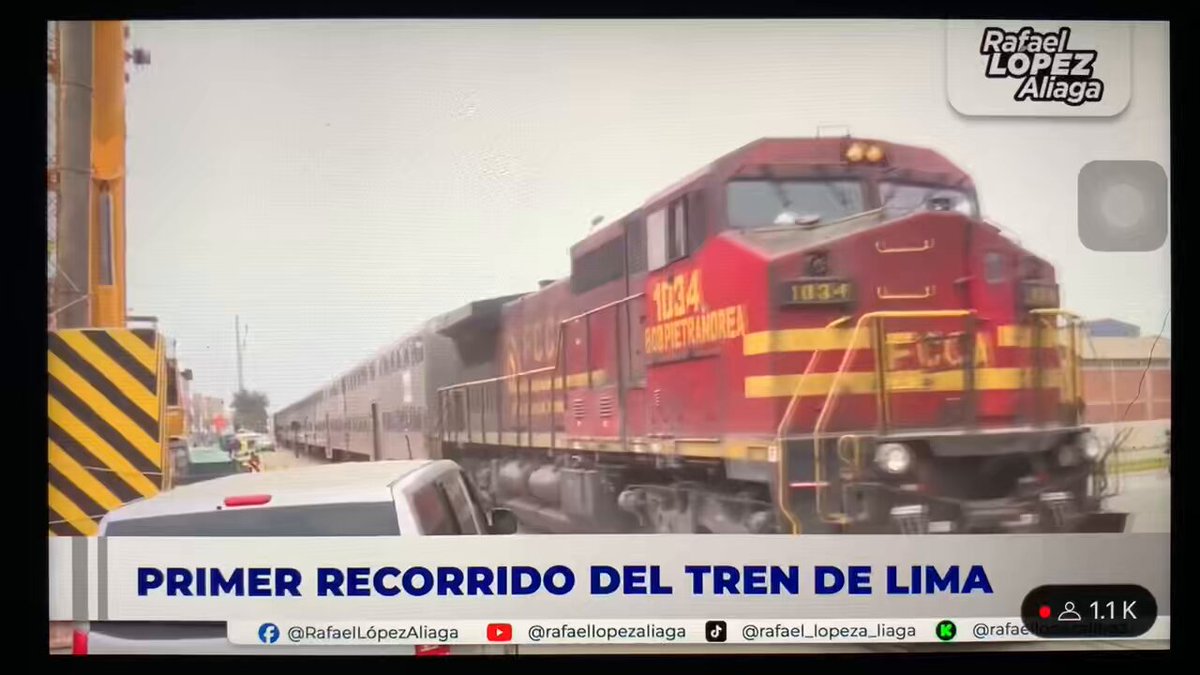 ¡Potencia Mundial! Llegaron a Lima los “trenes de Silicon Valley”, de la zona más “pituca de California”, los cuales están siendo transportados por la locomotora del Ferrocarril Central Andino. 🤷🏻‍♂️🤷🏻‍♀️