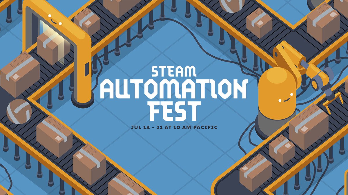 Steam Automation Fest is now live! Watch your head - this Fest is full of conveyor belts, factories, crafting, and all sorts of games that scratch the optimization itch. On now until July 21st!
