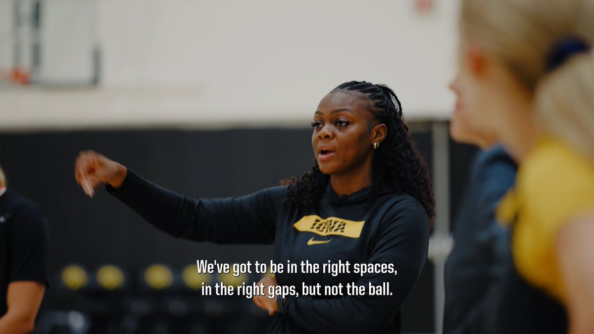POV... you're in practice with Coach Jas 😎 Jasmyn Walker x #Hawkeyes