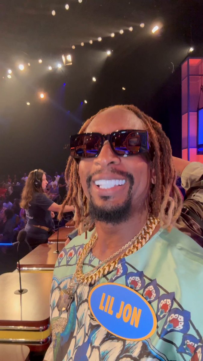 Team Lil Jon is in the house! 👏 Watch them go head-to-head with Club Rife on #CelebrityFamilyFeud this Thursday at 8/7c on ABC and stream on Hulu.
