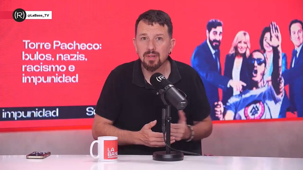 Los enemigos de los trabajadores no son los trabajadores que nacieron en otro lugar, sino los ricos que defraudan a hacienda, los que privatizan la sanidad y la educación y los que se lucran de un sistema político corrupto de expolio. Hoy en La Base hablamos de Torre Pacheco