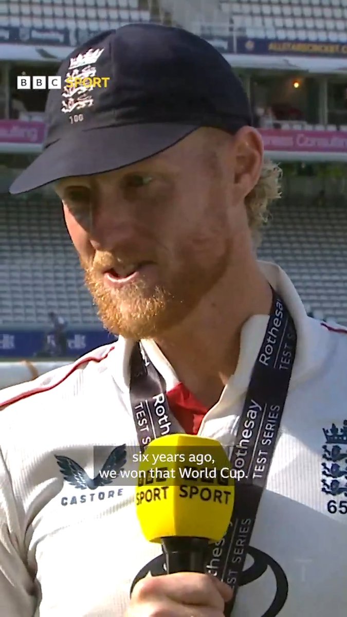 "In my gut, because of the day, six years ago, we won that World Cup... I just thought it was set up for him to do something that Jofra does." Ben Stokes on why he threw the ball to Jofra Archer first thing this morning.