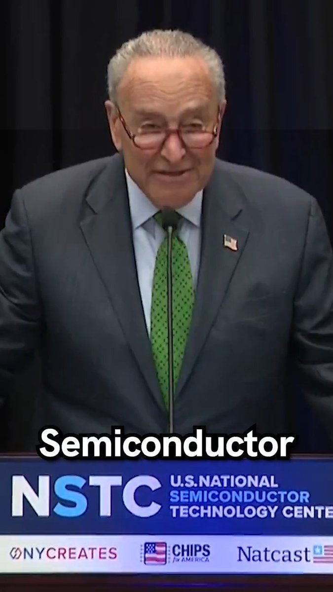 HISTORY MADE! I'm proud to announce the grand opening of America's first-ever National Semiconductor Technology Center at Albany NanoTech, created by my CHIPS & Science Law and funding we delivered last year!