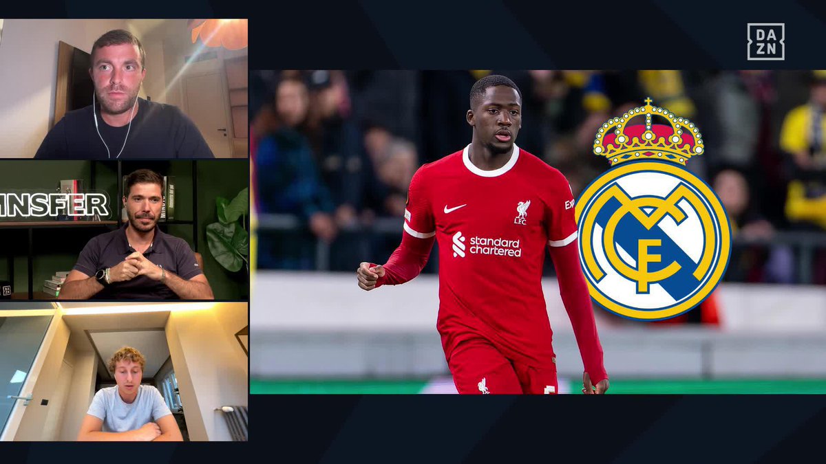 Konaté... UNA OPCIÓN GRATIS PARA EL REAL MADRID DE 2026 👀 "Las negociaciones para la renovación con el Liverpool están paradas" 😬 La información de Matteo Moretto en #DAZNTransfer. ¡Y ojo, que no cierra la puerta a que se haga este año!