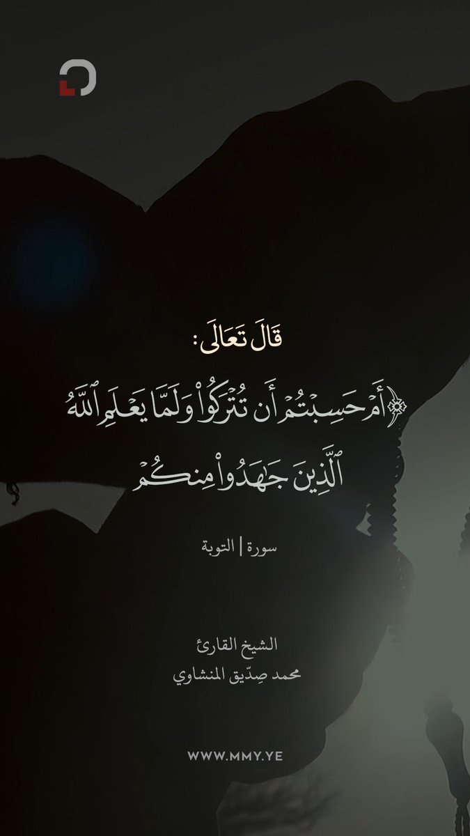 ﴿ أَمْ حَسِبْتُمْ أَن تُتْرَكُوا وَلَمَّا يَعْلَمِ اللَّهُ الَّذِينَ جَاهَدُوا مِنكُمْ وَلَمْ يَتَّخِذُوا مِن دُونِ اللَّهِ وَلَا رَسُولِهِ وَلَا الْمُؤْمِنِينَ وَلِيجَةً وَاللَّهُ خَبِيرٌ بِمَا تَعْمَلُونَ ﴾ [سورة التوبة: 16]