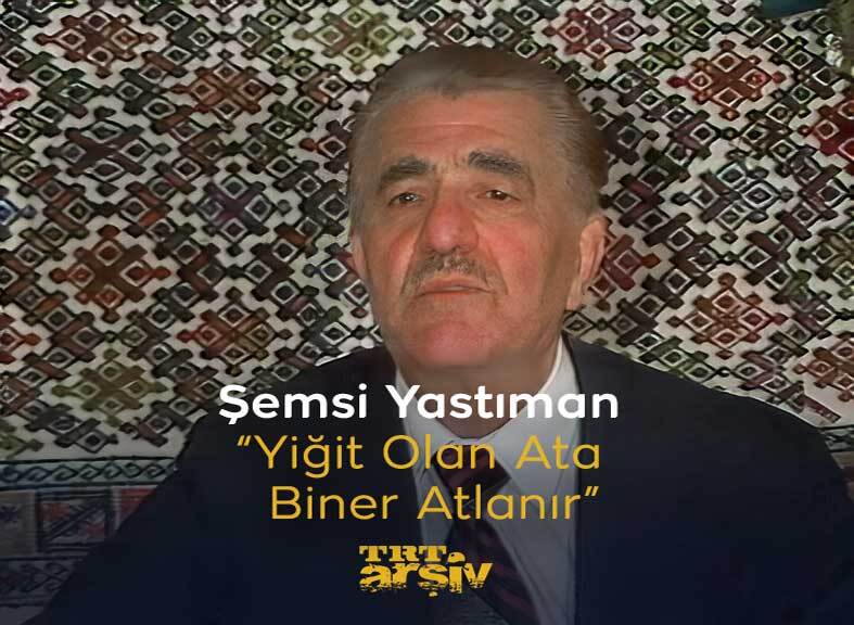 #ŞemsiYastıman ustanın sazına ve sesine kulak veriyoruz. “Yiğit olan ata biner atlanır Yiğit olan her cefaya katlanır”