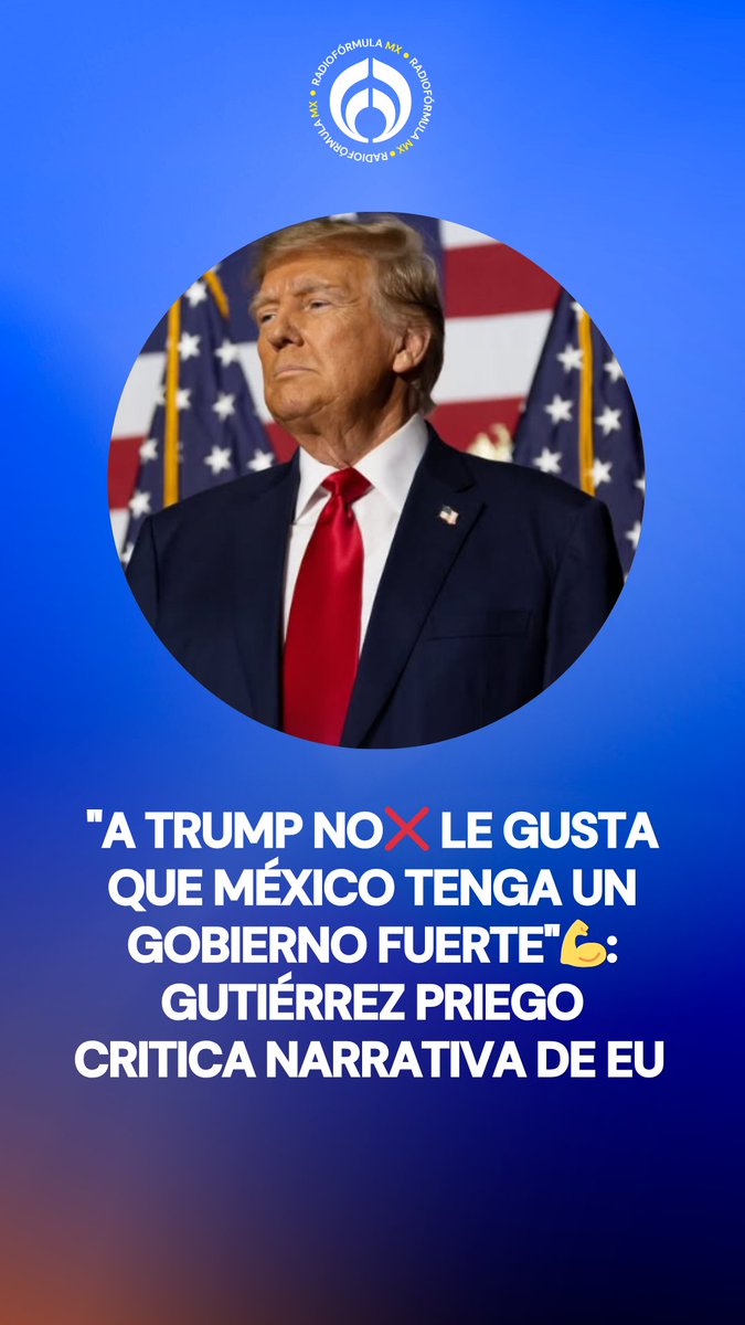 “A Trump no le gusta ver un México fuerte”. César Gutiérrez Priego asegura que a EU le incomoda un gobierno mexicano con instituciones sólidas: “Han estado acostumbrados a que todo se les conceda”. #AbriendoLaConversación #FórmulaNoticias con Juan Becerra Acosta