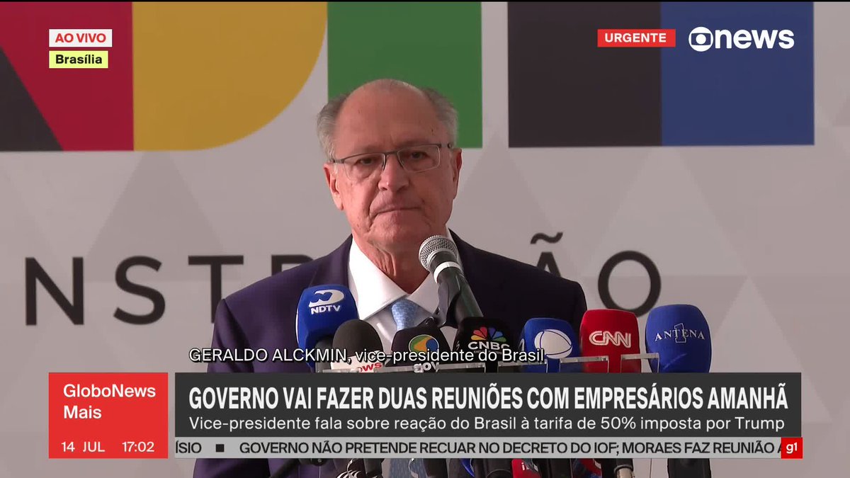 “Nós somos o terceiro comprador do carvão siderúrgico americano. Com ele, fazemos o aço semiplano e o vendemos para os Estados Unidos, que fazem o produto acabado, como motor, automóvel. Há uma integração, (...) então é evidente que as empresas americanas serão atingidas. Por isso, também vamos conversar com essas empresas e as entidades do comércio Brasil-Estados Unidos, como a Amcham”, diz Geraldo Alckmin, vice-presidente e ministro do Desenvolvimento, Indústria, Comércio e Serviços, sobre como o tarifaço de Donald Trump vai impactar também a economia dos EUA. ➡ Assista ao #GloboNewsMais: #GloboNews