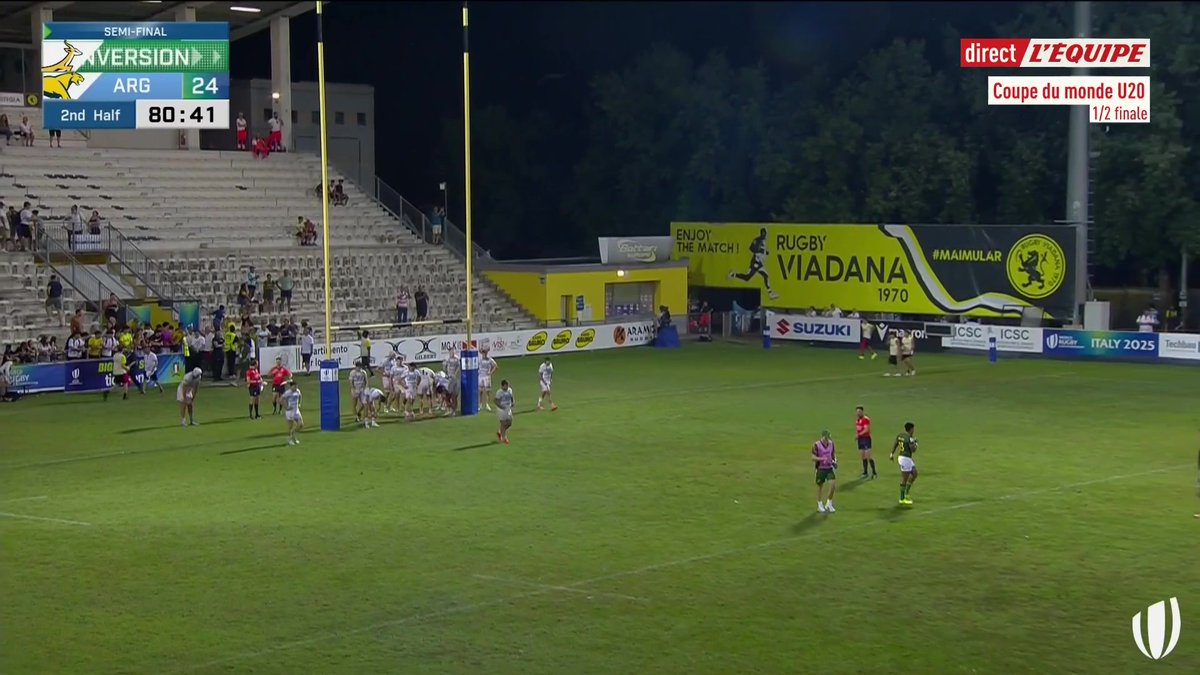 L’Afrique du Sud rejoint la Nouvelle-Zélande en finale de la Coupe du monde U20 ! Les Baby Boks s’imposent face à de valeureux Argentins. Les Bleuets affronteront l'Argentine pour la médaille de bronze, ce samedi à 17h50.