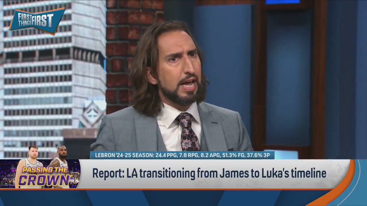 “I don’t know why the Lakers seem to be in a rush to get out of the LeBron James business… I don’t expect the Lakers to find a player better than LeBron James to replace LeBron James this year or next year.” — nick wright