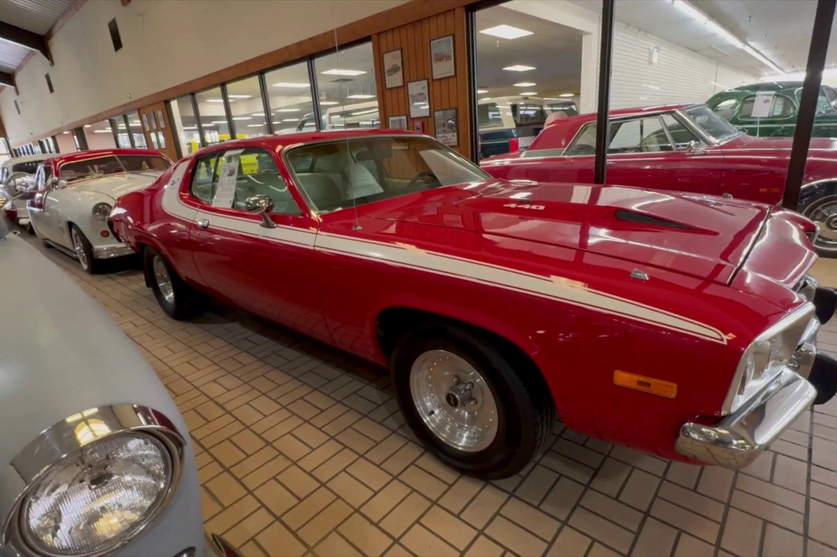 Like, Love or Leave? 1974 Plymouth Road Runner with a 440 engine (500 H.P.) and 4.11 gears in the rear. The asking price was $34,500.