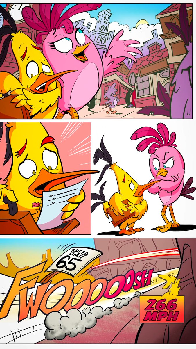 feathers WILL fly in this new graphic novel trilogy! snag all three books through Kickstarter >>>